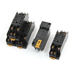 5 X Relay socket pyf08a omron 8 pin din rail for my-2 my2nj hh52p h3y-2, st6p deamx - 2