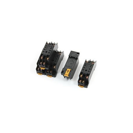 5 X Relay socket pyf08a omron 8 pin din rail for my-2 my2nj hh52p h3y-2, st6p deamx - 2