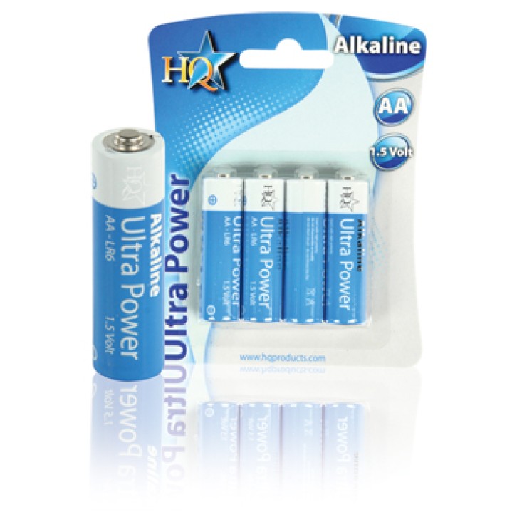 Ultra alkaline mignon aa lr6 1.5v (4st. blister) aa am3 lr6 15a e91mn1500 815 4006 velleman - 2