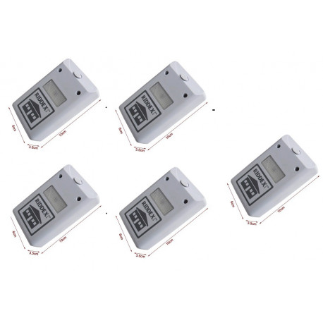 5 Pack Ultrasonic Pest Repeller Electronic Pest Control Device for Bugs  Mice