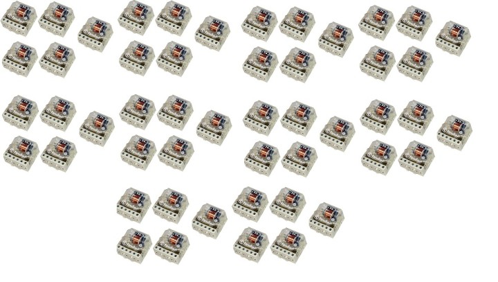 50 X Teleruttore 220vca 1 contact no 10a interruttore ad impulsi elettrici accessori centrale allarme finder - 1