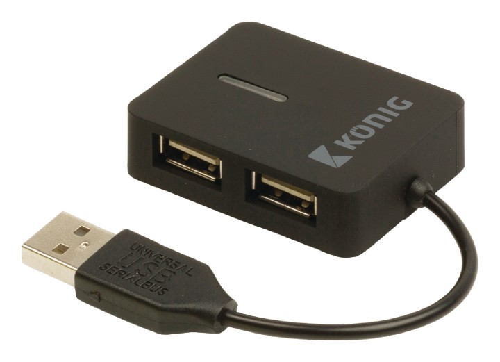 Porte Travel Hub 4 USB 2.0 nedis - 1