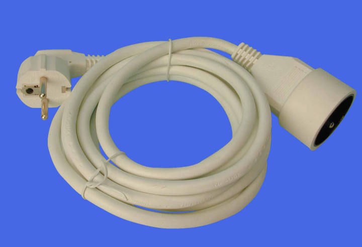 Elektrisches verlangerungskabel 3x1.5mm² 3m elektrisches zubehor netzkabel verlangerungskabel jr  international - 1