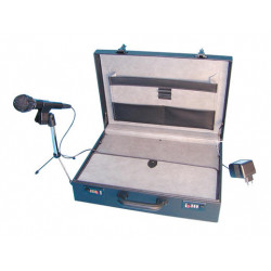 Impianto di sonorizzazione portatile amplificatore altoparlante microfono trepiedi per microfono jr international - 1