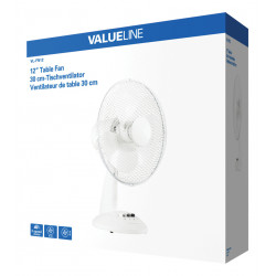 30cm table fan 220v oscillating fixed december 30 cm 3 speeds ventilation air efand30 perel - 2
