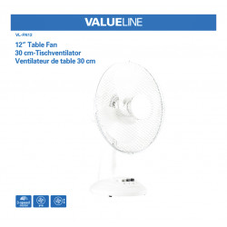 30cm table fan 220v oscillating fixed december 30 cm 3 speeds ventilation air efand30 perel - 3