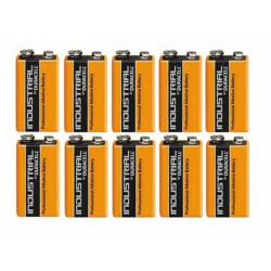 Battery 9v (the10 batteries) alkaline 500ma minamoto 6lr61 6lf22 1604 batteries alkalines power supply duracell - 2