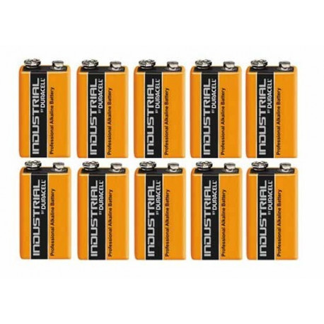 Battery 9v (the10 batteries) alkaline 500ma minamoto 6lr61 6lf22 1604 batteries alkalines power supply duracell - 2
