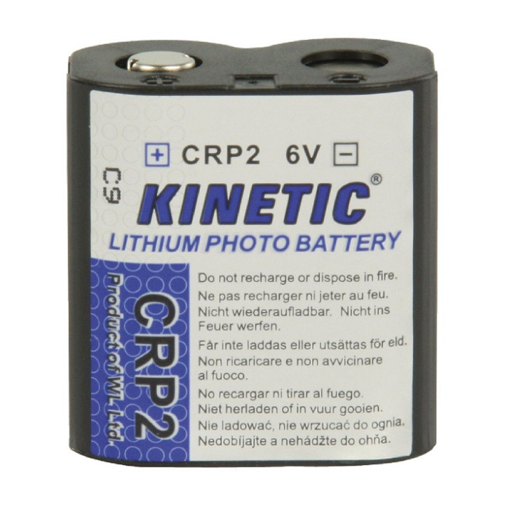 Foto crp2 lithium-batterie 6v 1.3a schwarz 36mm varta crp2 jr international - 1