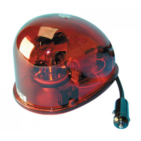 Girofaro magnetico 12vcc 10w rosso forma di goccia dl185 girofari elettrici magnetici colore rosso jr international - 1