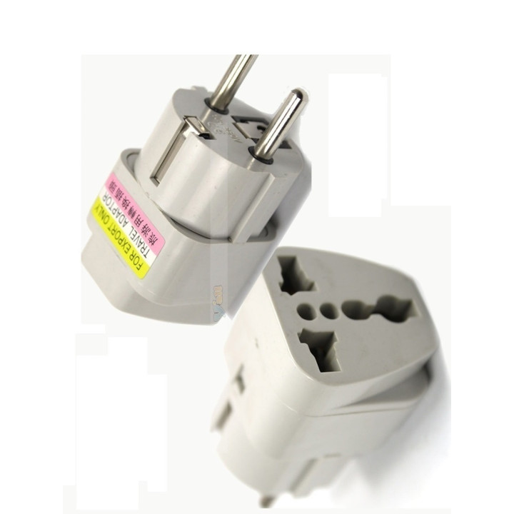 Travel adapter electric european plug to english plug adapter 1a 250vac adapter electric adapter electric brennenstuhl - 1