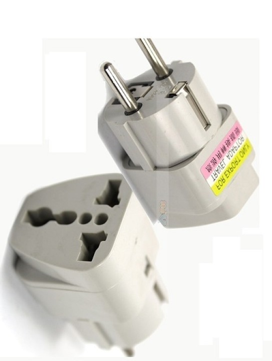 Adattatore presa europesa verso presa inglese adattatori viaggi 16a 250vca convertitore adattatore converter elran - 1