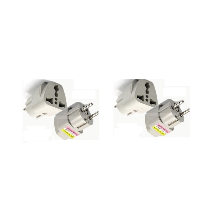 Travel adapter electric european plug to english plug adapter 1a 250vac adapter electric adapter electric jr international - 1