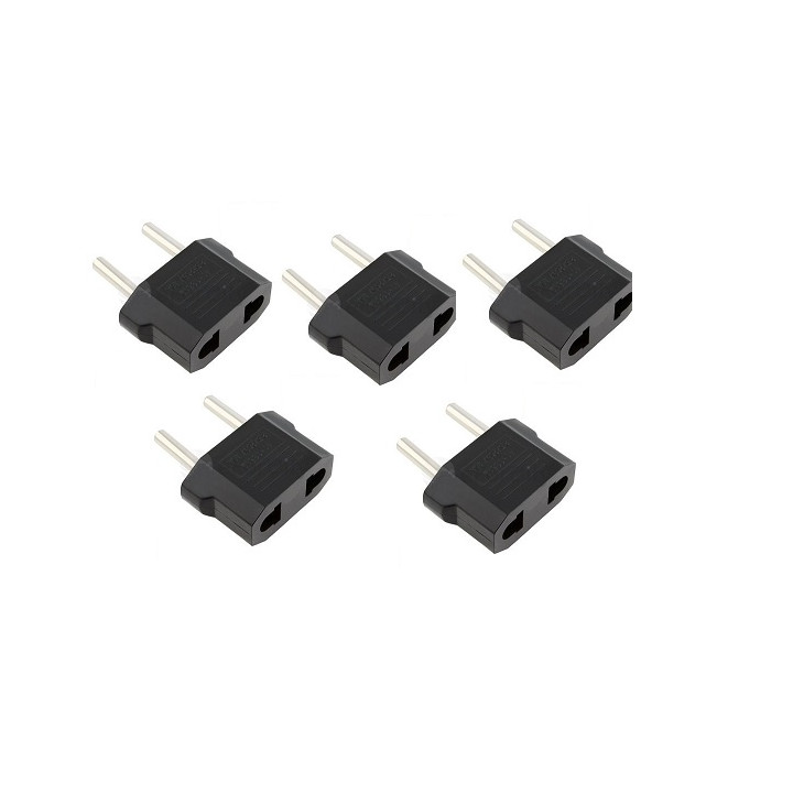 5 X Travel adapter plug china japan canada us electric sector to euro plug converter asia toogoo - 1
