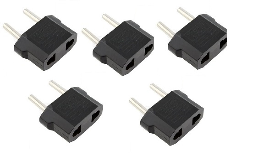 5 X Reise-adapter-stecker china japan kanada uns elektrischen sektor zu euro-stecker-wandler asia toogoo - 1