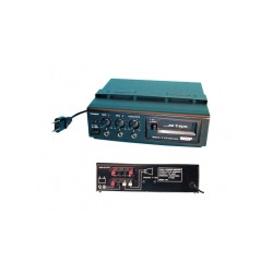 Amplificador electronico pa mono 15w + cassette 220vca 12vcc public adress amplificadores electronicos amplificador jr internati