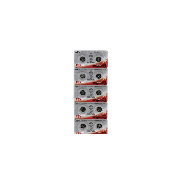 Battery 1.55v (10) 38mah 392s d392 392 sr41w sr41 392 g3 lr41 l736 battery for remote control v392ac jr international - 1