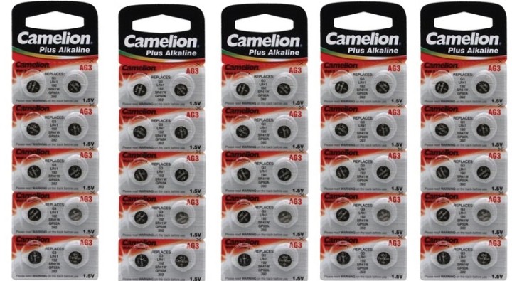 Battery 1.55v (50) 38mah 392s d392 392 sr41w sr41 392 g3 lr41 l736 battery for remote control v392ac pk green - 2