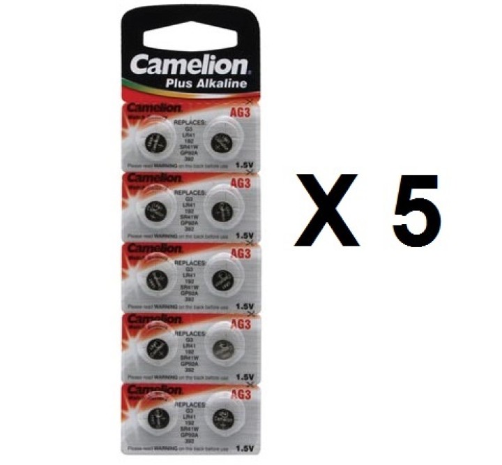 Pila 1.55v (las 50) 38mah 392s d392 392 sr41w sr41 392 g3 lr41 l736 pilas telemando mando pk green - 1