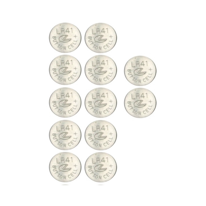 Pila 1.55v (les 12) 38mah 392s d392 392sr41w sr41 392 g3 lr41 l736 pile telecomando v392ac jr international - 1