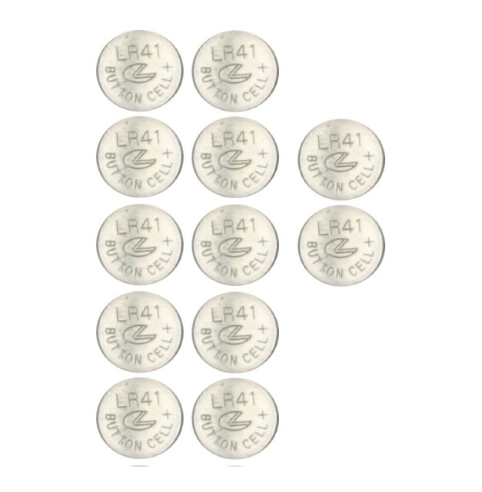 Battery 1.55v (12) 38mah 392s d392 392 sr41w sr41 392 g3 lr41 l736 battery for remote control v392ac jr international - 1
