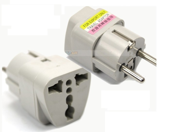 2 X Reiseadapter stromversorgungsadapter adapter euro stecker englischer stecker elektrischer adapter 16a 250vac elektrischer ad