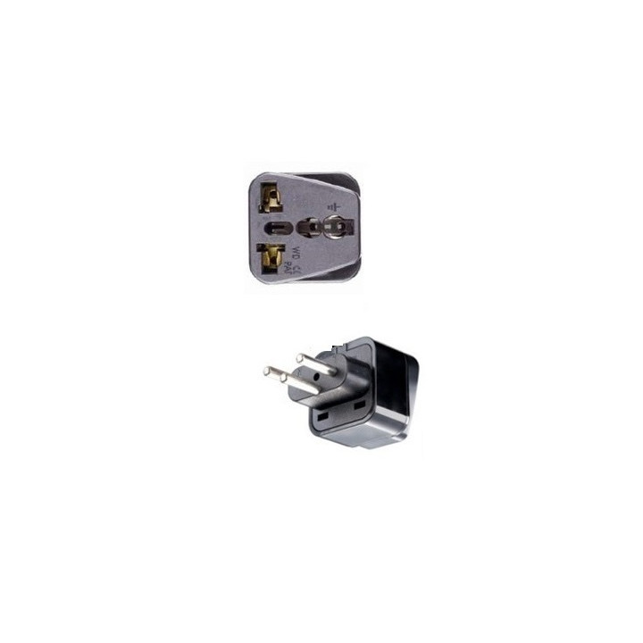 Swiss-Adapter Steckdose mit Erde zu Liechtenstein jordan Madagaskar Ruanda gehen jr international - 2
