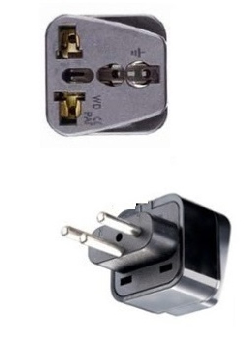 Swiss adapter plug socket with earth to go to liechtenstein jordan Madagascar Rwanda jr international - 2