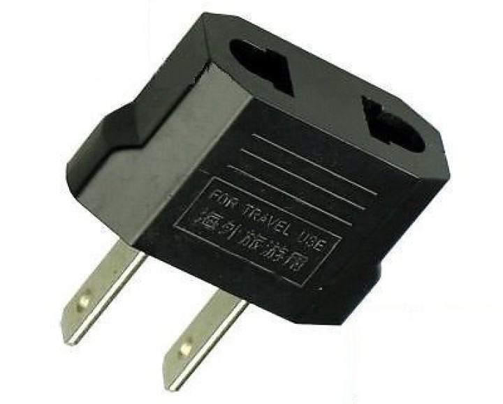 Outlet usa canada europe converter euro / american japan usa travel adapter fiveseasonstuff - 1