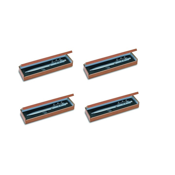 4 Penna a sfera rossa penna laser puntatore elettronica lazer fascio bianco lampada a led (3 in 1) 143,1651 388kidi - 1