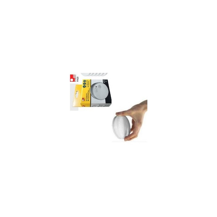 Rivelatore fumo elettronico 9vcc + buzzer (lx98) detettore allarme elettronico incendio autonomo ebtek - 1
