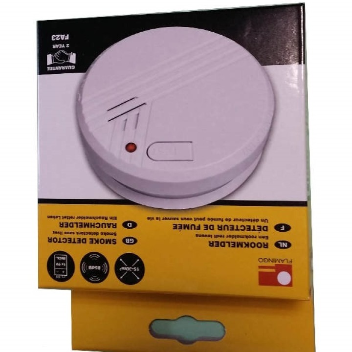Detector humo electronico 9vcc o 220vca buzzer alarma detector alarma electronico incendio ebtek - 1
