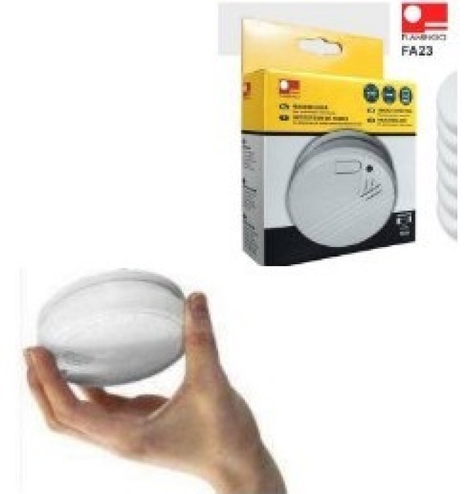 Rivelatore fumo elettronico 9vcc + buzzer (lx98) detettore allarme elettronico incendio autonomo konig - 1