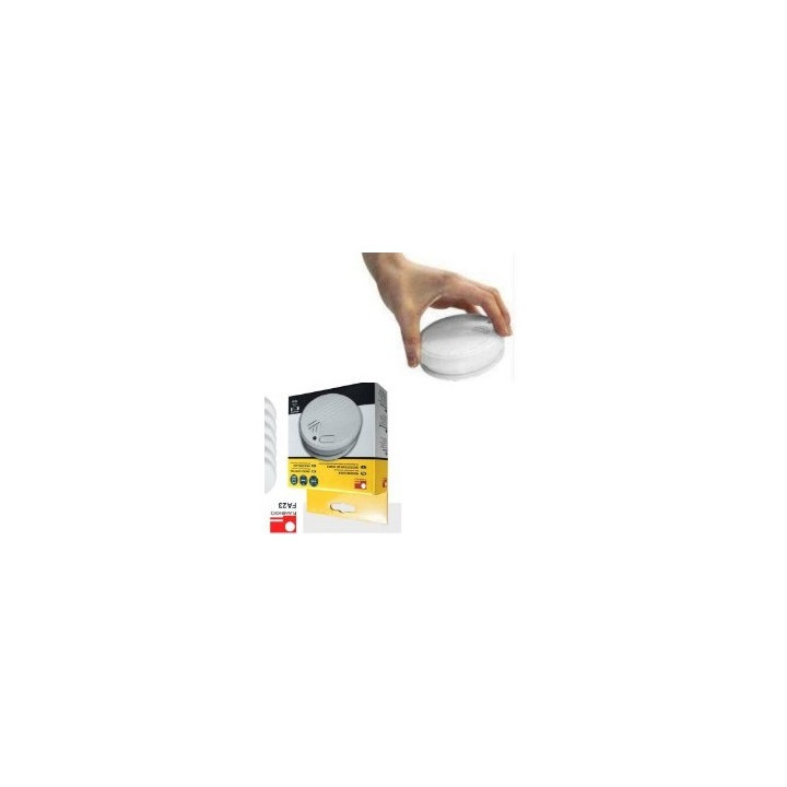 Rivelatore fumo elettronico 9vcc + buzzer (lx98) detettore allarme elettronico incendio autonomo op - 1