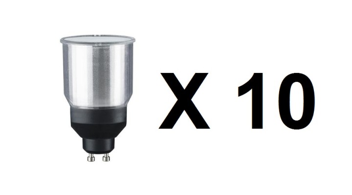 10 X Economy of energiesparlampe gu10 mr16 gu10 11w-e-03 girard sudron - 1
