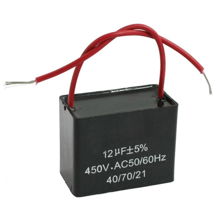 Condensatore metallizzato CBB61 per ventilatore a soffitto a motore 500VAC 12uF 12mf sourcingmap - 1