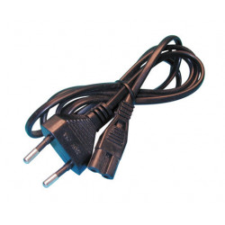 Cordone elettrico 1,5m 2x0.75mm2 maschio 6a vers femmina mini cordoni elettrici cavi settore elettricità velleman - 2
