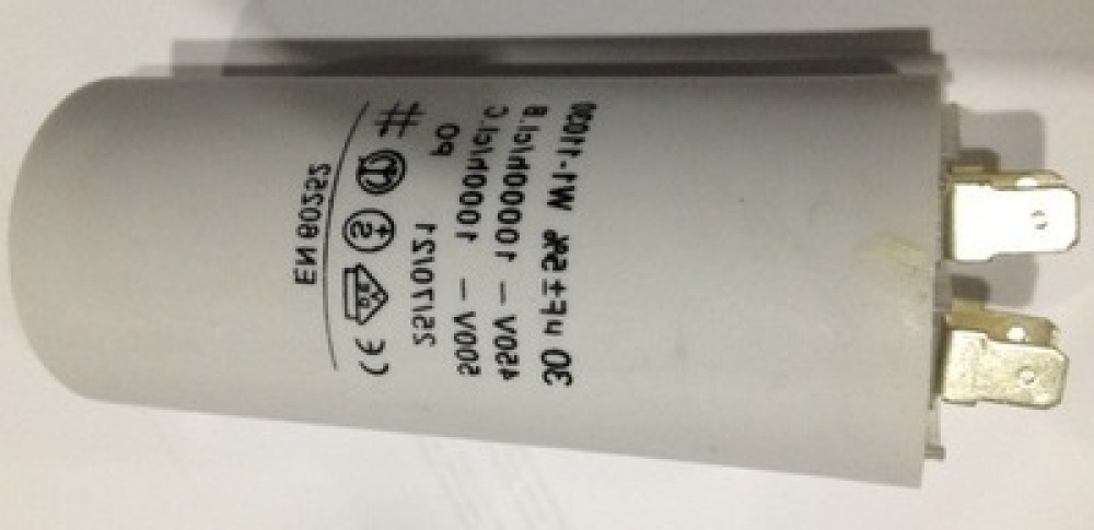 Kondensator 30,0µf  450 v  earth fixapart - 1