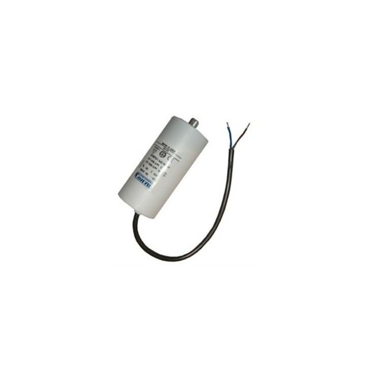 Condensatore di avviamento 3.5 mf micro farad 400v condensatore con fili cavo automatismo motorizzazione cancello miflex - 1