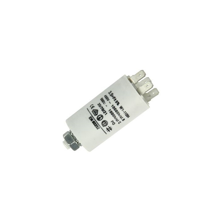 Capacitor 3.5uf / 450 v + earth miflex - 1