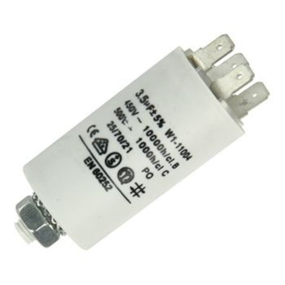 3.5mf kondensator mf mikrofarad 450v 50/60 hz motorinbetriebnahme w1 11.004 wohnung lug uhr miflex - 1
