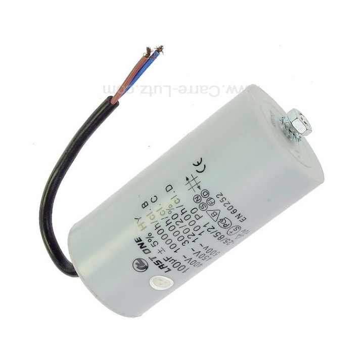 Avviare capacitor 100 mf micro farad 400v 450v dealmux - 1