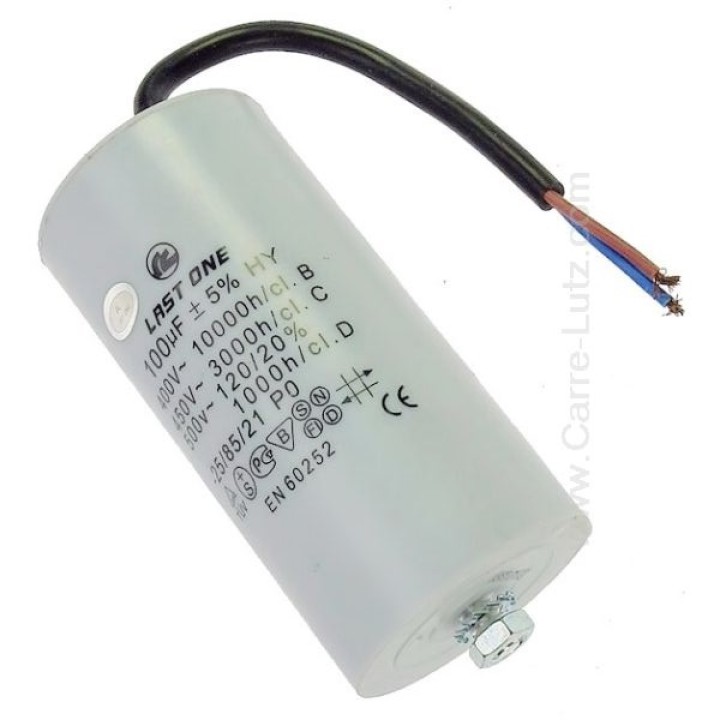 Iniciar condensador 100 mf micro faradio 400v 450v edealmax - 1
