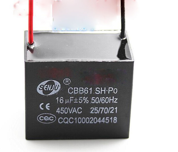 CBB61 Metallisierte Kondensator 250v für Motorstart Deckenventilator 500VAC 16uF 16mf jr international - 1