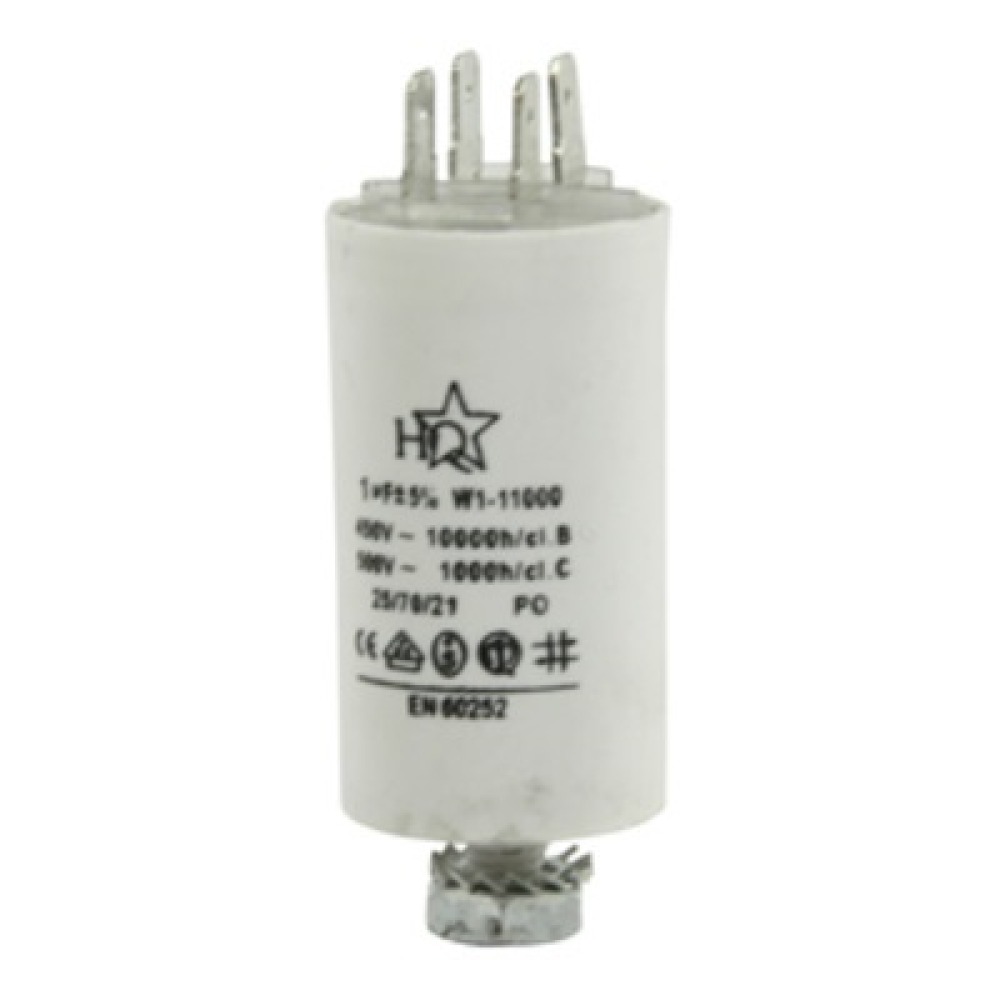 Condensatore 1 micro farad 450v 50 60 hz condensatore di avviamento motore universale con capocorda w1 11000 rakuten - 1
