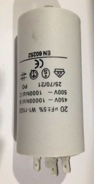 Condensador 20 mf micro farad 450v 50 60 hz condensador de arranque motor universal a borne am w1 11020 sourcingmap - 1