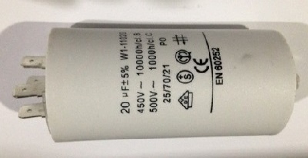 Condensatore 20 mf micro farad 450v 50 60 hz condensatore di avviamento motore universale con capocorda am w1 11020 sourcingmap 