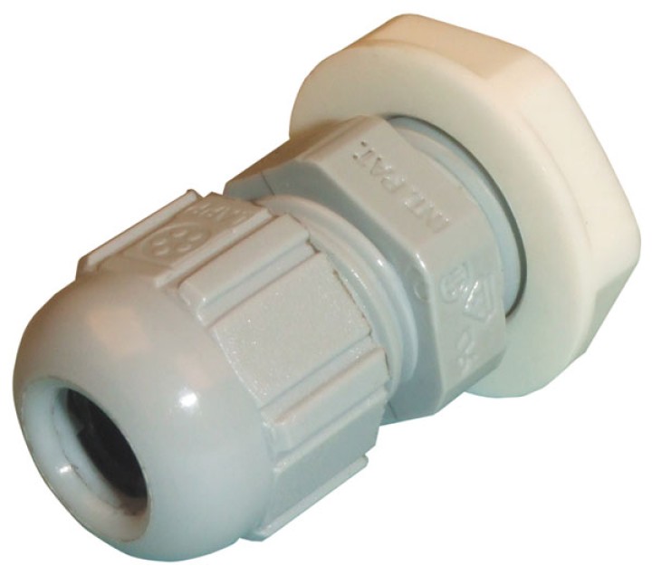 Wasserdichte kabeldurchfuhrung mit schraube diam 12.5mm grau fur wasserdichten verbindungsstuck ø 12.5mm sonline - 1