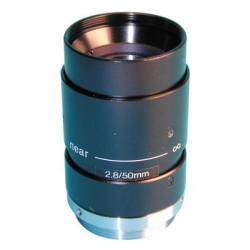 Obiettivo telecamera di videosorveglianza 50mm 2 3 f2.8 obiettivo con regolazione diaframma jr international - 1