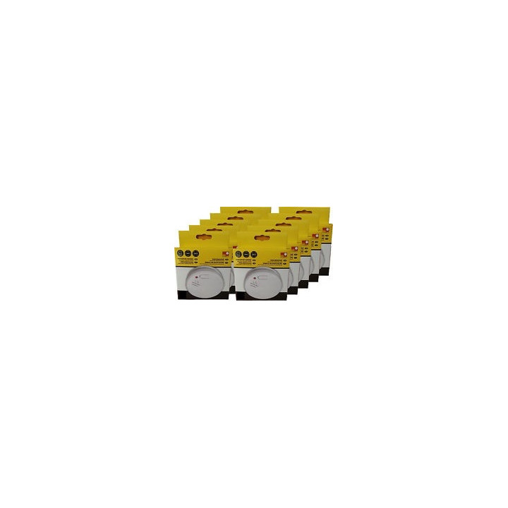 10 detector stand alone smoke detector buzzer, 9vdc autonomous smoke detectors fire alarm detection autonomous smoke detection s